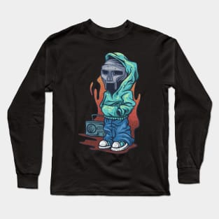 Mf doom - cute character Long Sleeve T-Shirt